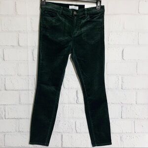 LOFT Forest Green Skinny Pants
